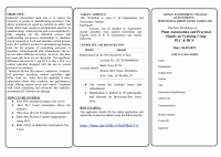 One Day Workshop on Plant Automation and Practical Hands-on Training Using PLC & DCS 2025